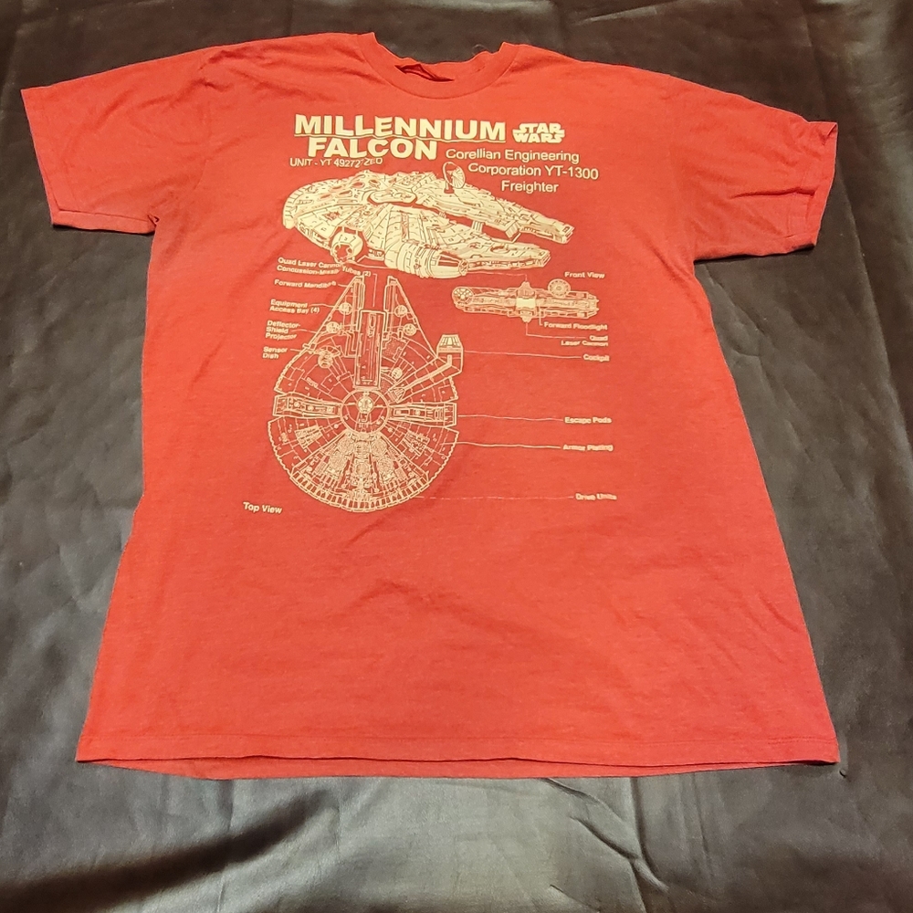 Star Wars Millennium Falcon t shirt